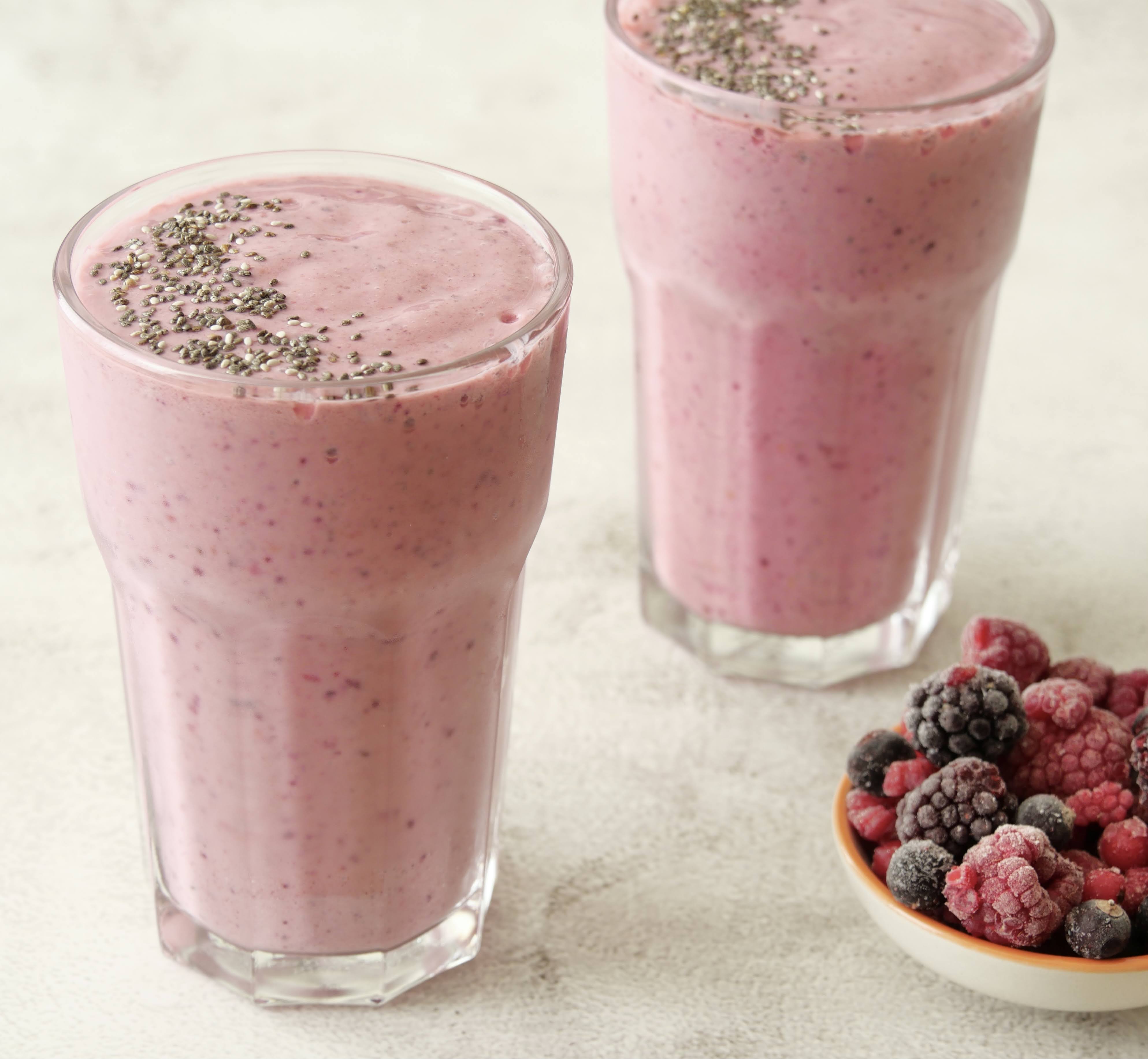Mixed berries smoothie