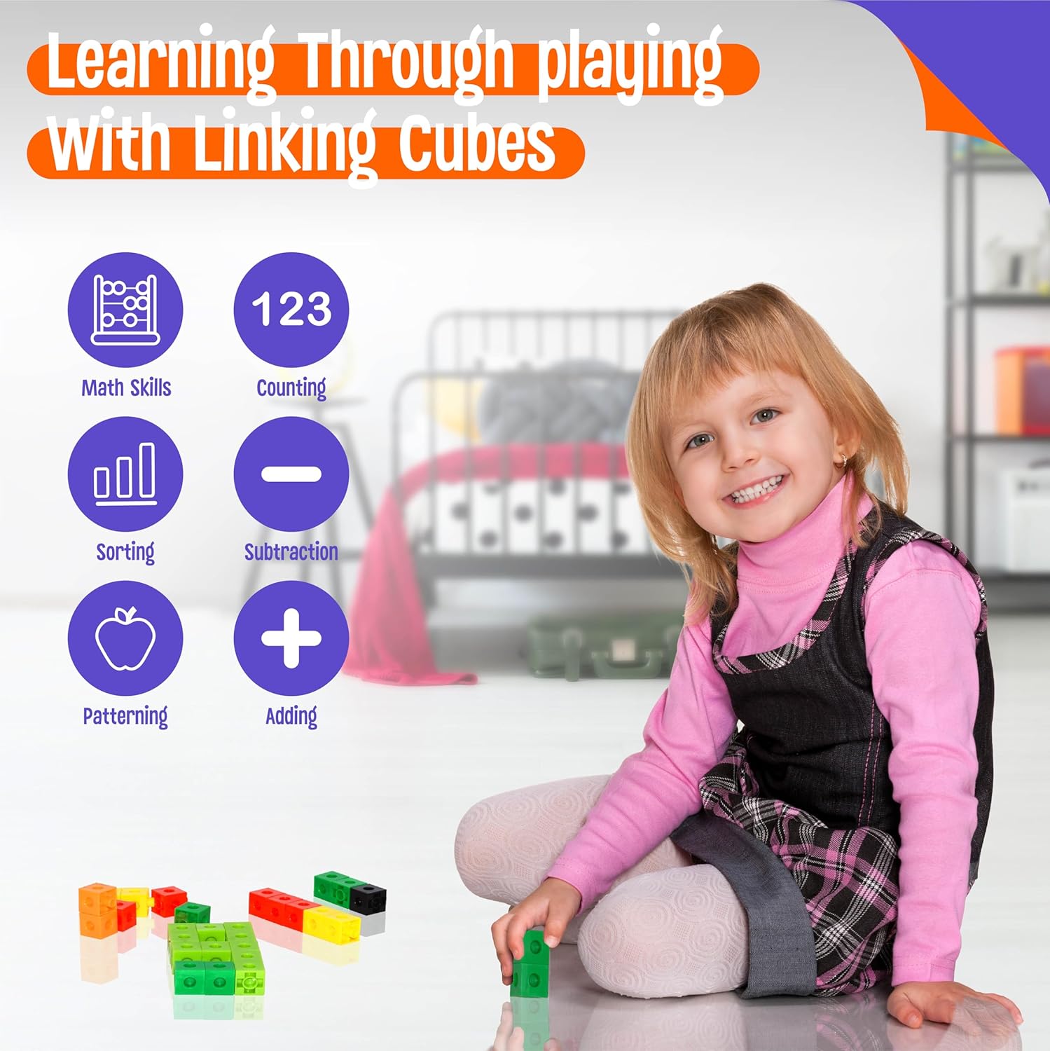 Math Linking Cubes
