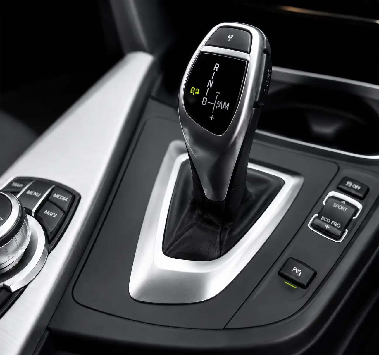 BMW automatic gear selector used for automatic driving lessons in Doncaster