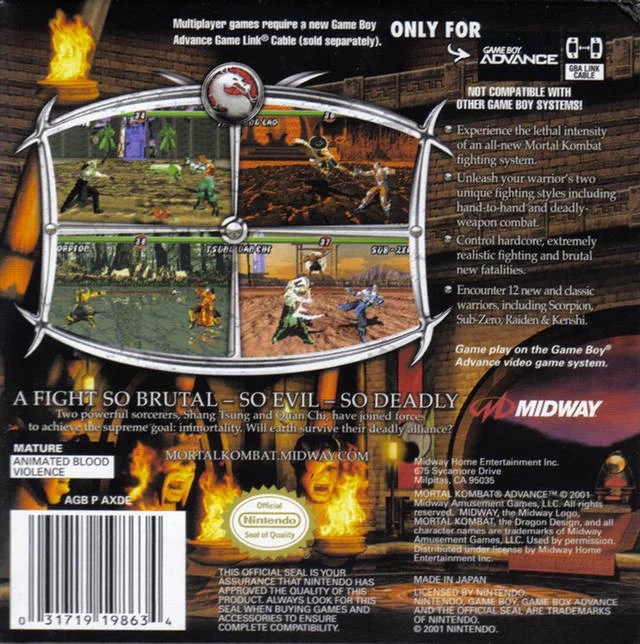 Mortal Kombat - Deadly Alliance M5 for delta emulator