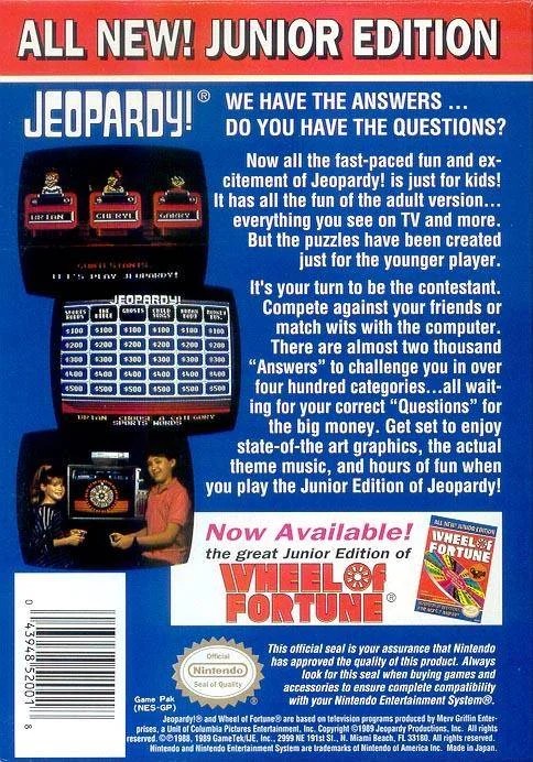 Jeopardy Junior Edition for delta emulator