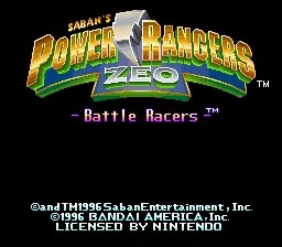 Power Rangers Zeo - Battle Racers for delta emulator