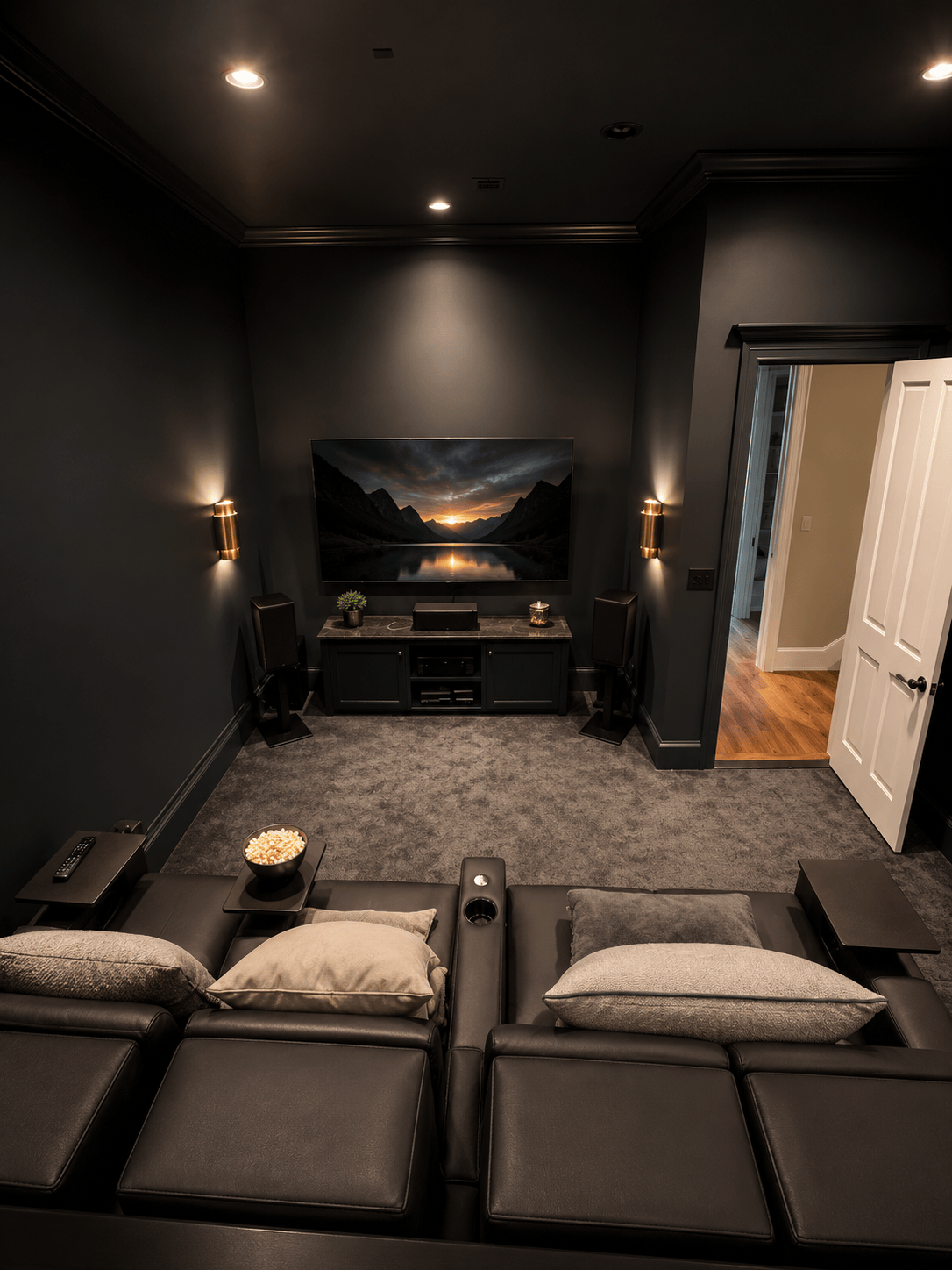 Houston Heights – home theater screen