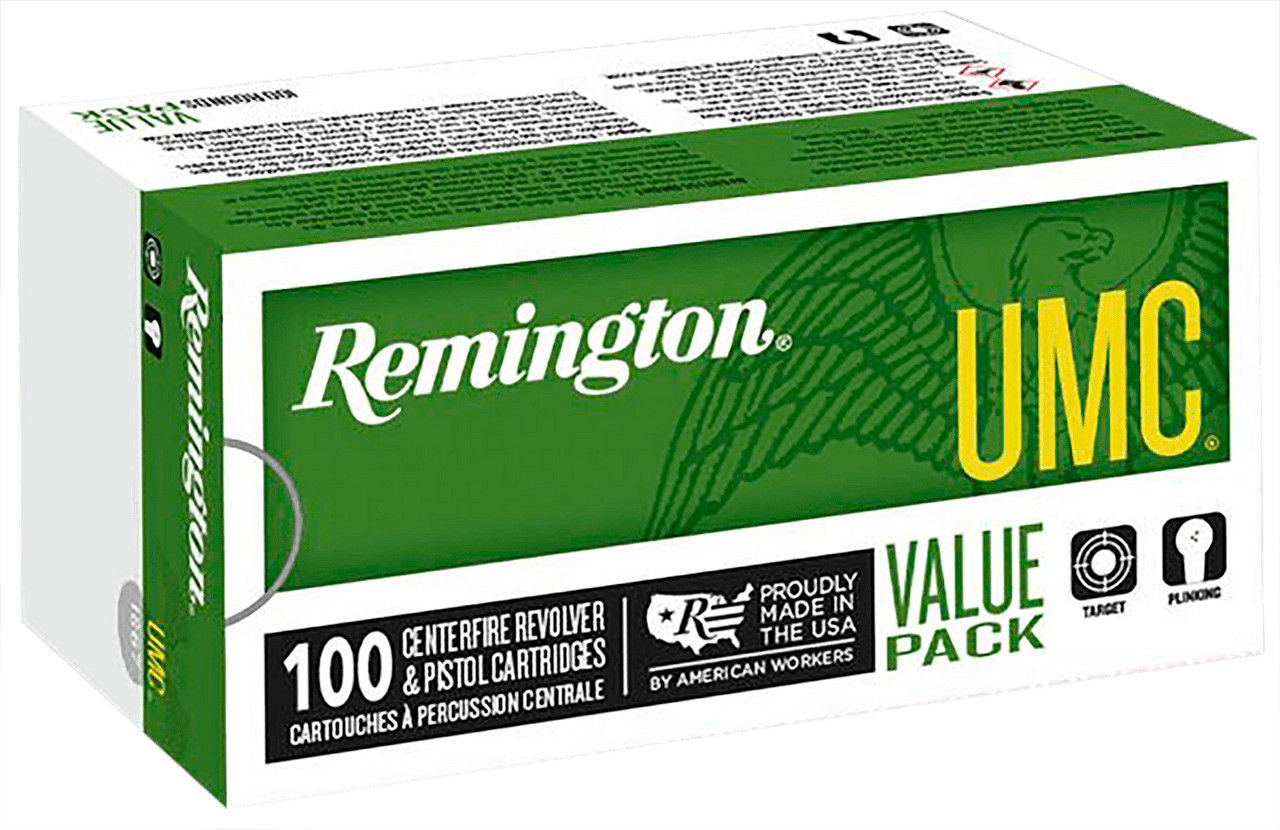 Remington Ammunition UMC Value Pack, 45 ACP, 230gr FMJ, 100 Rds, Brass