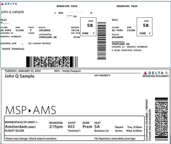 Everyone sure is talking about the "New &amp; Improved" Delta boarding pass ...