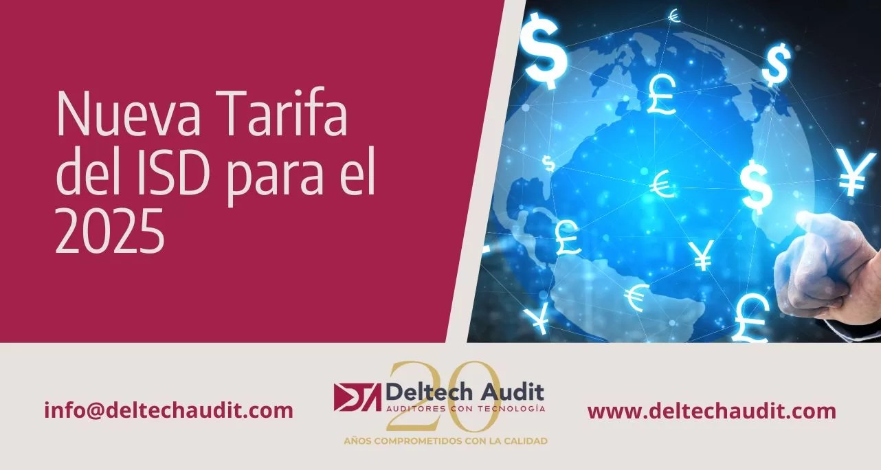 Nueva Tarifa del ISD para el 2025