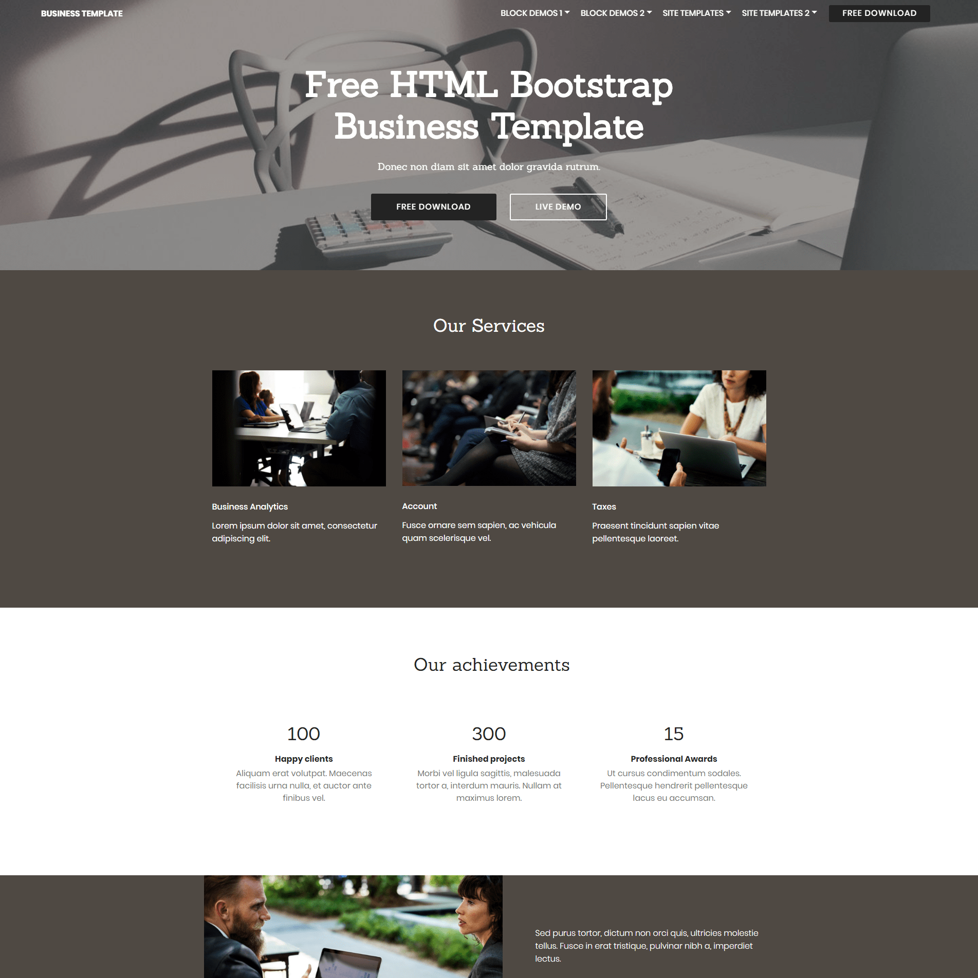 40 Free Bootstrap Templates 2020