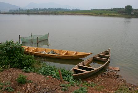 Photo by Del Wright - Fishing Boats Wuyi City China