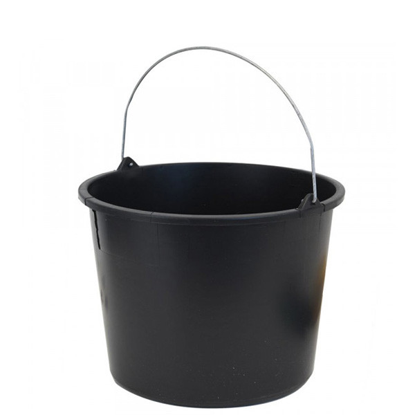 Seau De Construction Synx Tools 12L Noir – Poignée Fer, Dimensions 35x40x25 Cm – Pour Chantier, Ménage, Nettoyage - 13