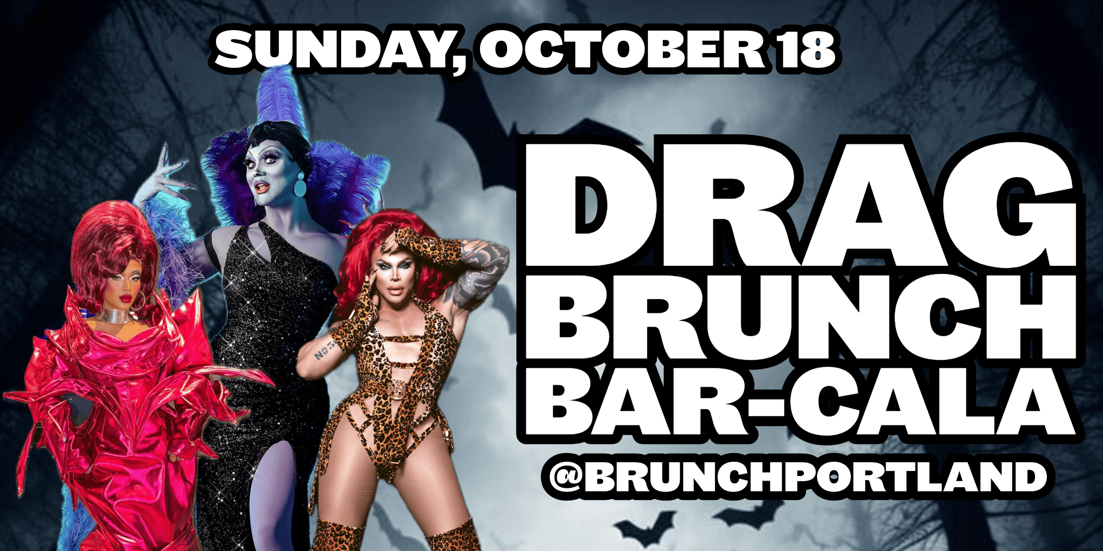 DRAG BRUNCH BAR-CALA (October 18th - RuPaul's Drag Race CRYSTAL ENVY