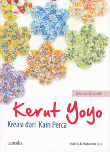 Taplak meja dari kain perca bentuk bunga. Kreasi Cantik Unik Dari Kerut Yoyo Demedia Pustaka