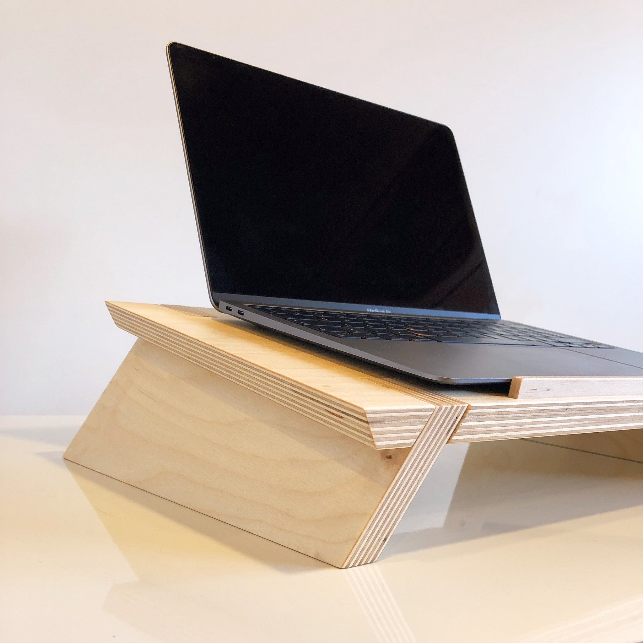 Carrello Per Laptop Regolabile In Altezza BONTEC - Scrivania Mobile Con 4 Rotelle, Ideale Per Ufficio E Casa, Multifunzione