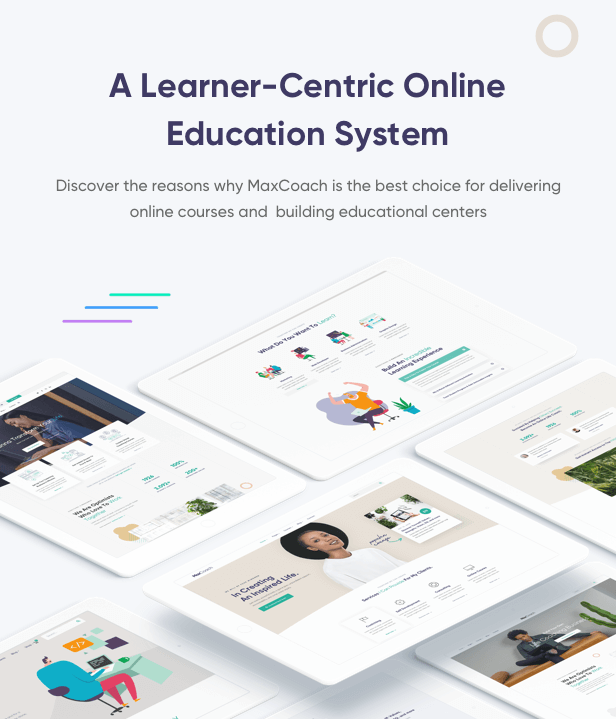 Vue education website template