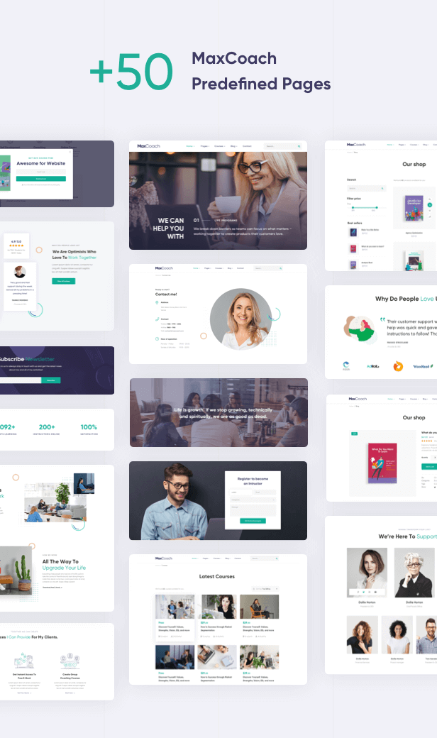 Vue education website template