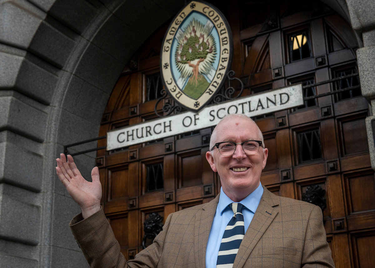 Monday 21st of October 2019: The Moderator-Designate of the General Assembly of the Church of Scotland (who will serve from May 2020-May 2021) Rev Dr Martin Fair was announced at the HQ of the Church in Edinburgh this morning