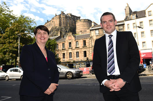 Ross Douglas and Ruth Davidson