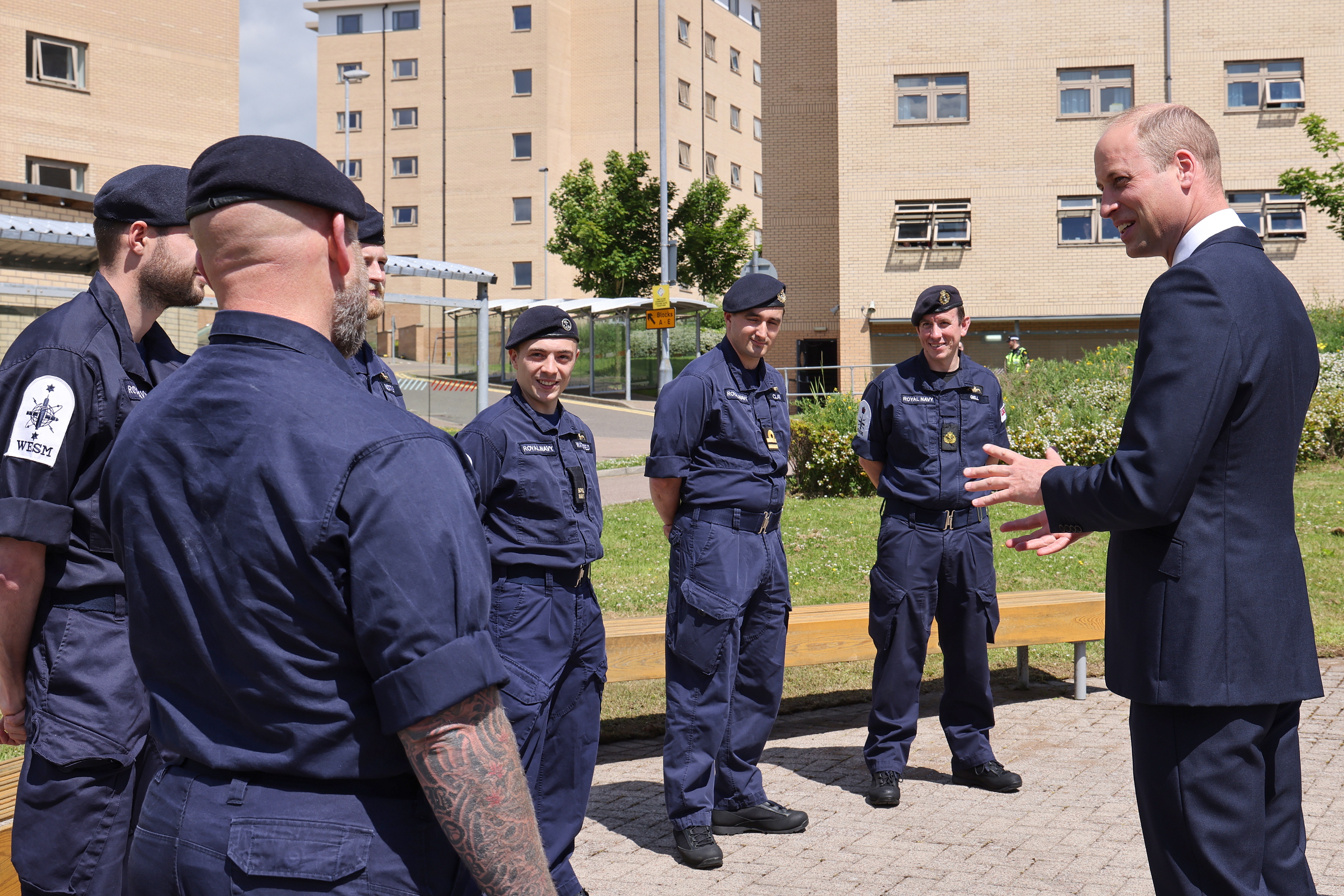 HRH Prince William opens Training Facility HRH PRINCE WILLIAM OFFICIALLY OPENS NEW £34M TRAINING FACILITY AT HOME OF THE SUBMARINE SERVICE HIS ROYAL HIGHNESS Prince William visited the Home of the UK Submarine Service in Argyll and Bute today (June 29) to meet with service personnel and to officially open a multi-million-pound training facility. The Prince, who is Commodore-in-Chief Submarines, spent the afternoon at HM Naval Base Clyde, Scotland’s largest military establishment, beginning with an update on operations delivered by members of the Submarine Flotilla. While at the site His Royal Highness officially opened the new £34M Submarine Escape, Rescue, Abandonment and Survival (SMERAS) facility. Known as “Thetis” building, after wartime submarine HMS Thetis which sank in Liverpool Bay in 1939, the facility is used to train Royal Navy Submariners in how to safely escape from a stricken submarine. The state-of-the-art building features a realistic simulator capable of mimicking a variety of weather conditions and sea states. Trainers can put students through their paces in the water, giving them the opportunity to practise abandoning a submarine and escaping to life rafts while wind, rain and even thunder and lightning rage around them. Submariners can also practise Escape from Depth methods in a realistic training environment, simulating the expected conditions on board a submarine in distress. Captain Iain Breckenridge OBE, in charge of submarine training with the navy’s Flag Officer Sea Training organisation, said: “We were delighted to host our Commodore-in-Chief to open this fantastic and world-leading submarine escape training facility. “His Royal Highness toured the entire building, met training staff and students, and enjoyed some hands-on operation of the escape towers and wave generator.” While officially opening the SMERAS facility Prince William also signed the guest book on the same page as his Grandfather, Prince