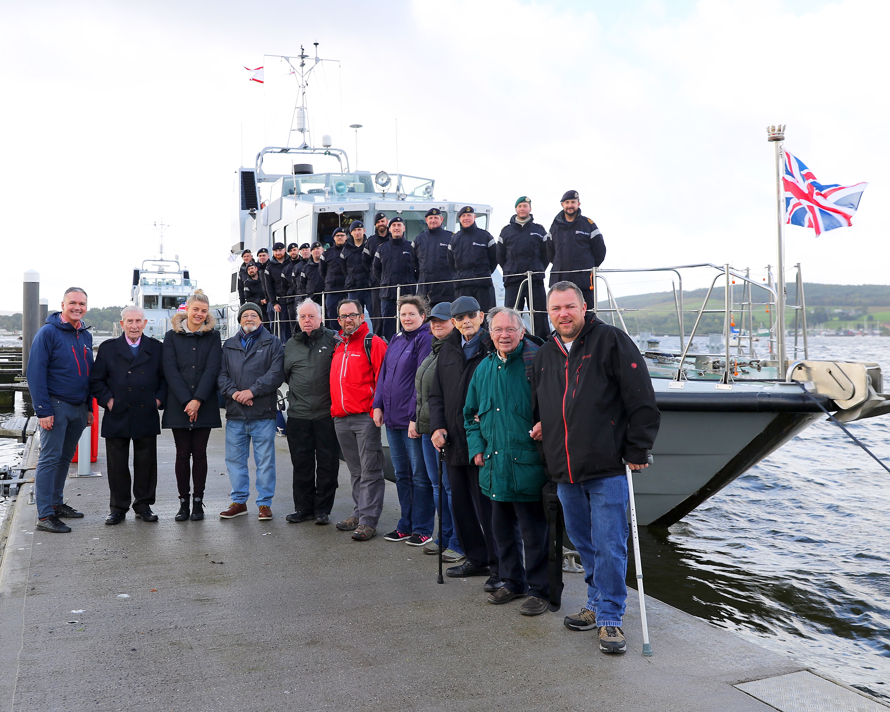 Erskine Veterans visit HMS Tracker and HMS Raider host Erskine Veterans. 20/09/18 Words to follow