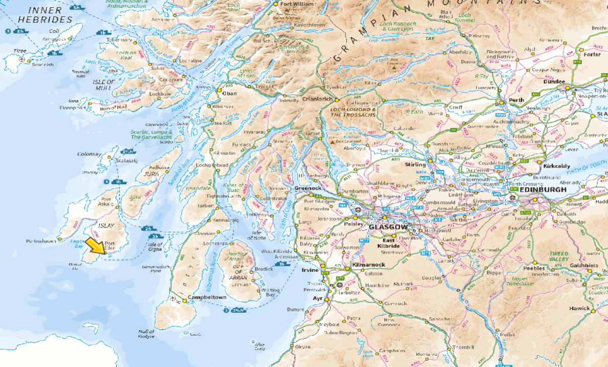 islay map