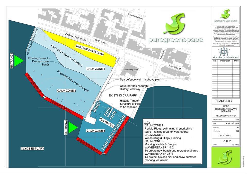 Helensburgh seafront plan