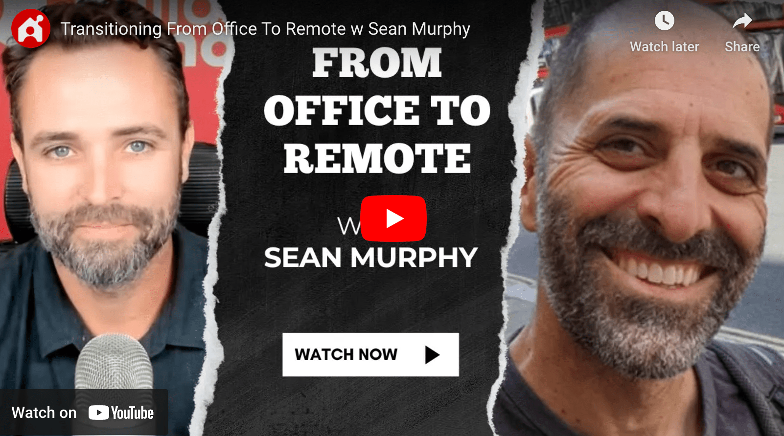 Build remote podcast with Sean Murphy