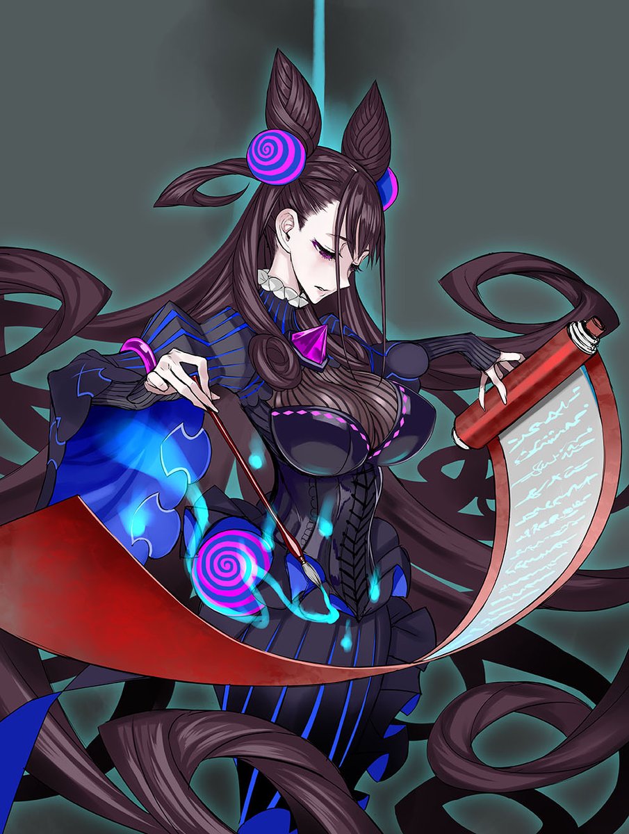 紫式部 Fgo Fgo Raita先生の描き下ろし紫式部 ほか 公式絵 Liudong