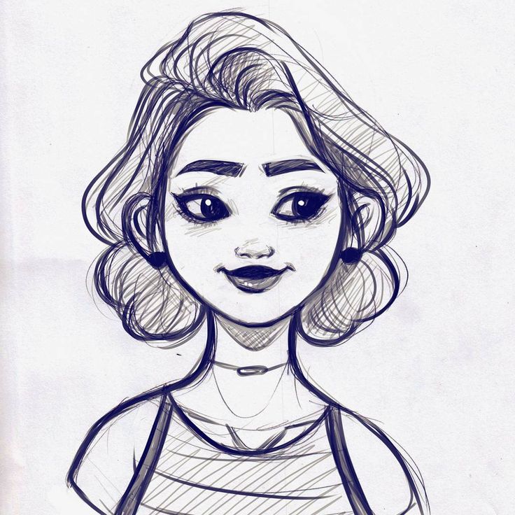 картинка человек срисовывать