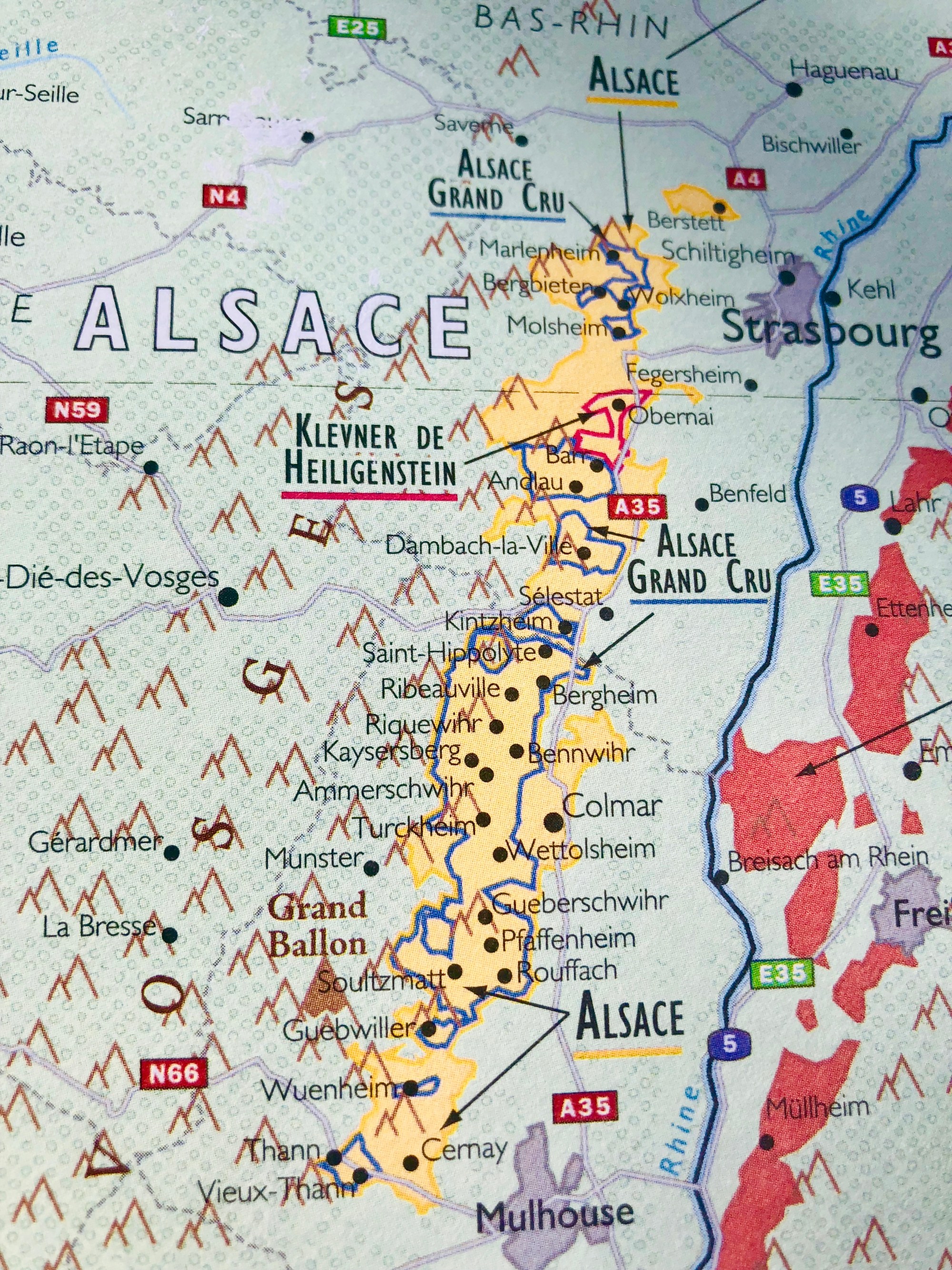 Pain Points Liés À La Carte Des Grands Crus D'alsace ALSACE Wine Demystifying "The Vine"