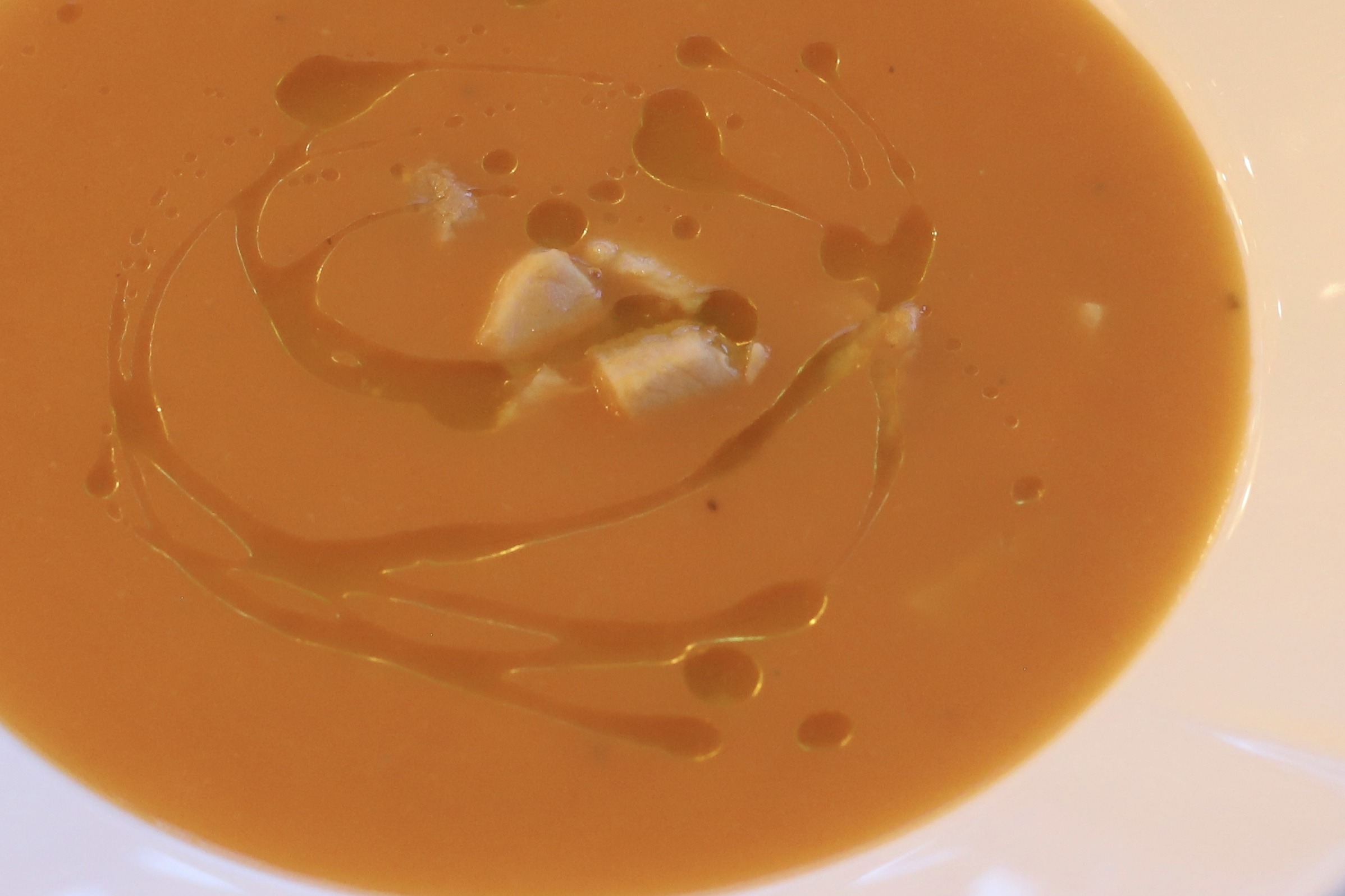 Søtpotetsuppe med asiatiske smaker