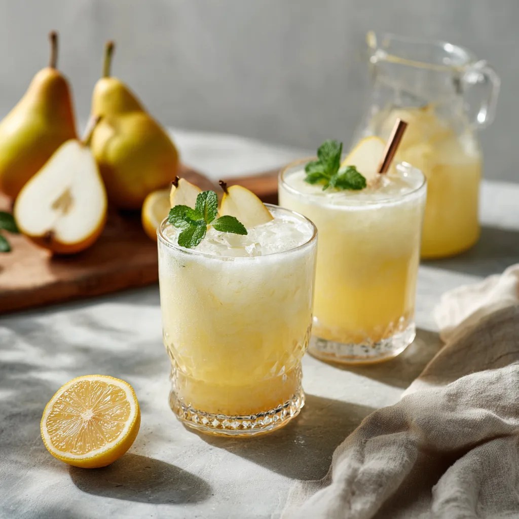 Creamy Pear Lemonade – A Refreshing Twist on Classic Lemonade