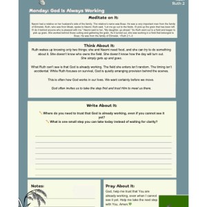 Ruth Bible Study Week 2 Digging Deeper Guide