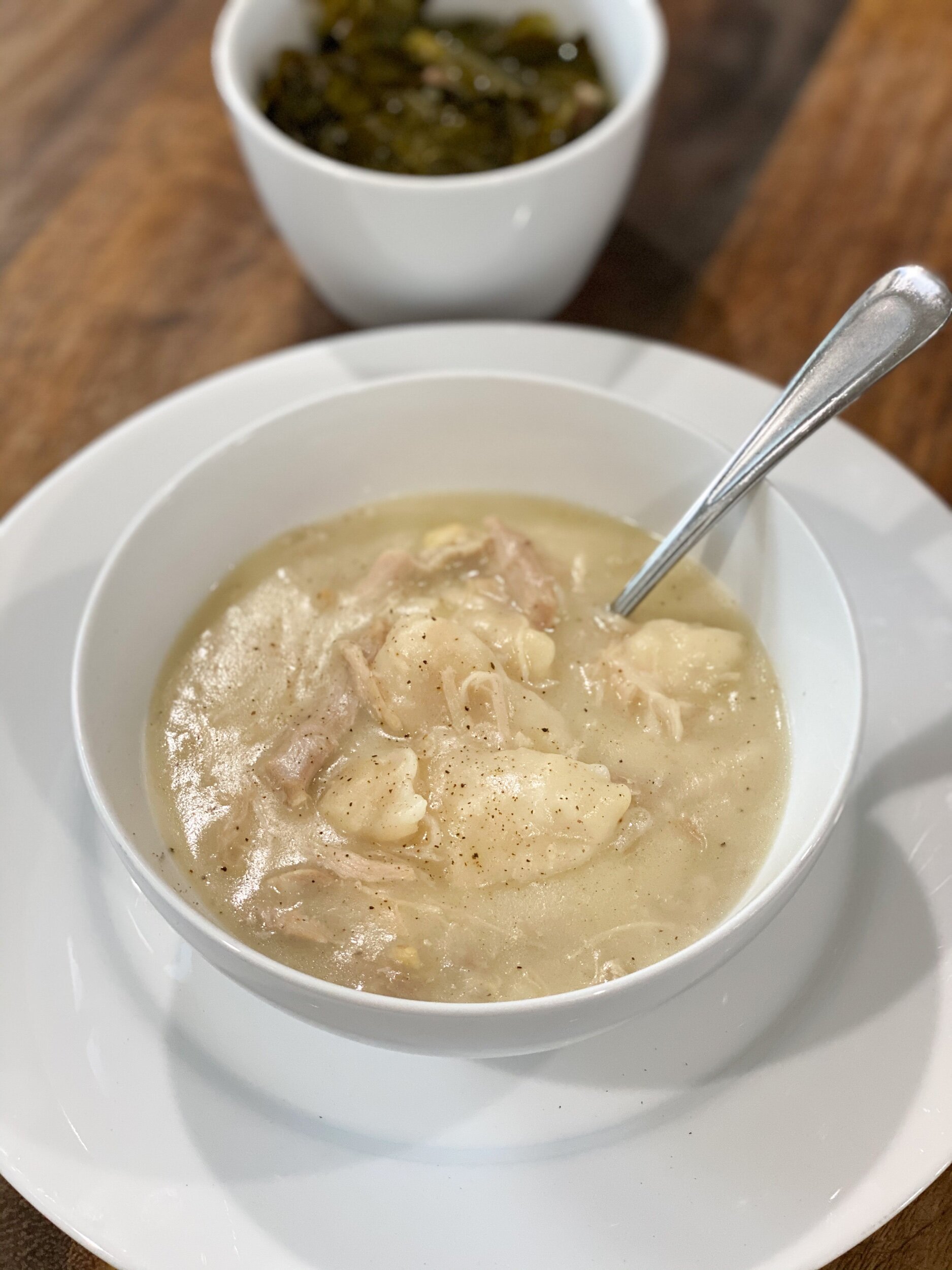HOMEMADE CHICKEN AND DUMPLINGS