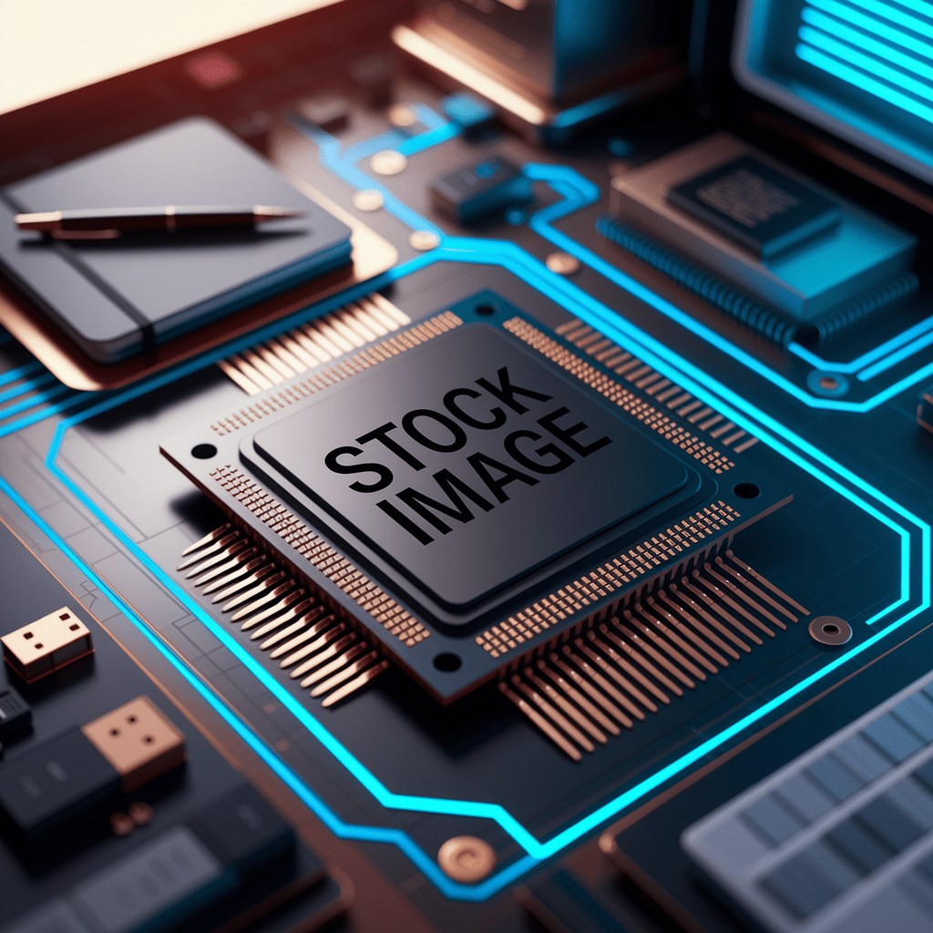 Computer Chip Stock Image