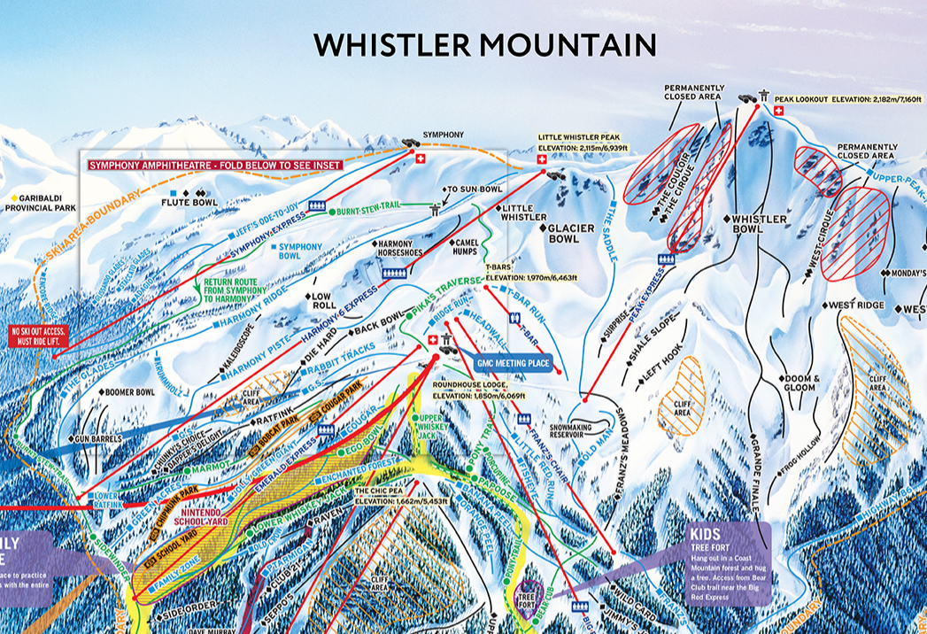 Maps Of Whistler BARN 