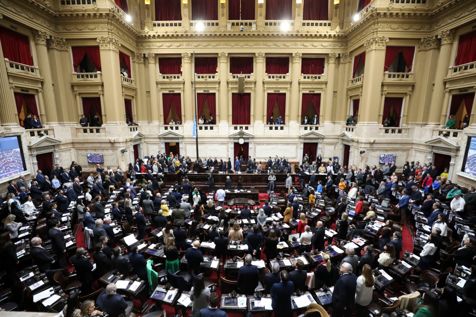 La ley bases en Diputados (imagen Cámara de Diputados)