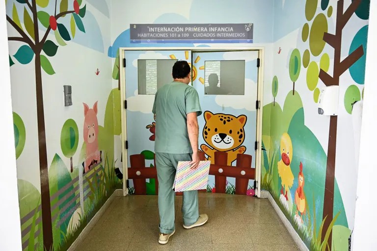El ingreso a salas de internación en el Materno Infantil de Tigre (Foto ilsutrativa)