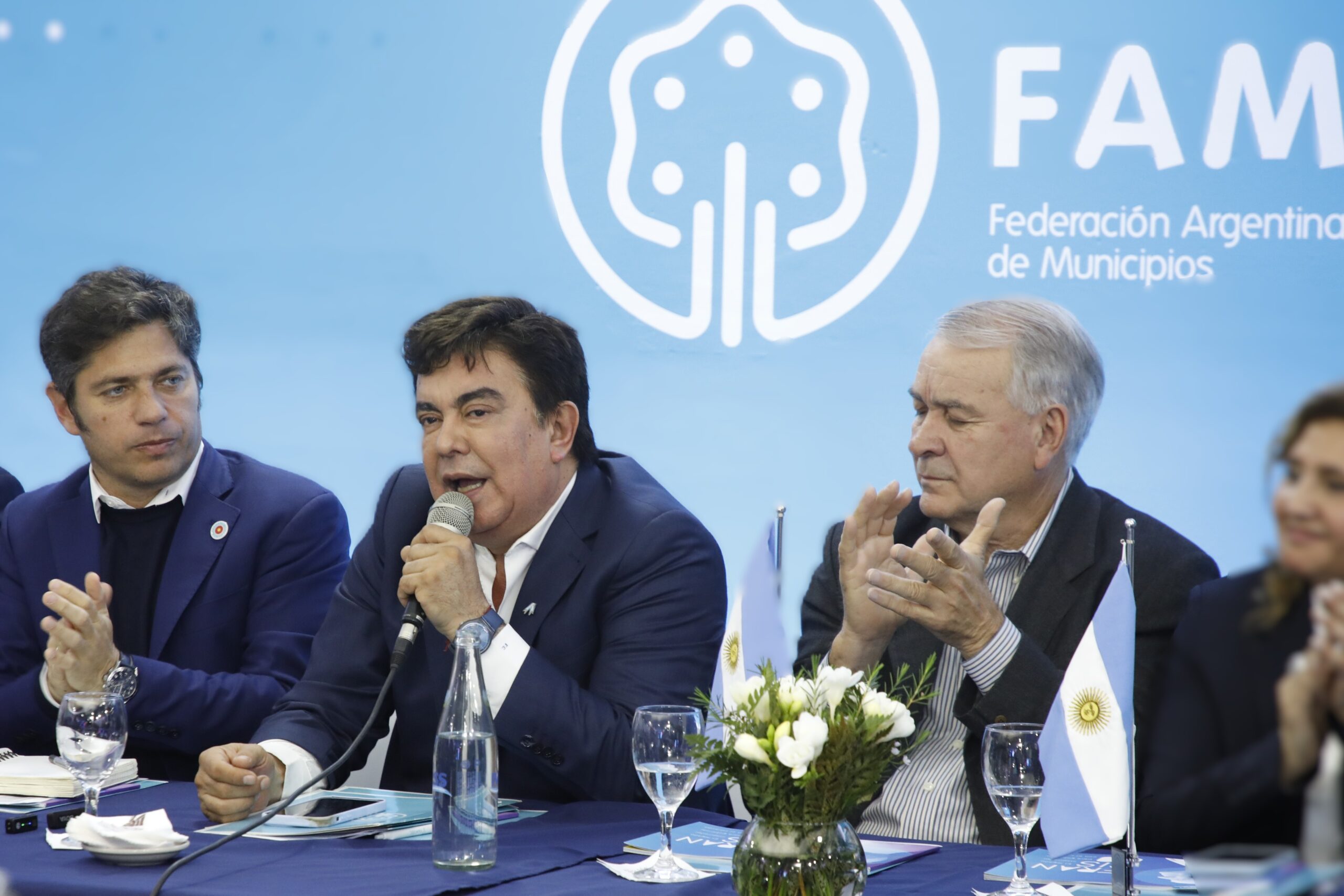 El intendente de La Matanza junto al gobernador Kicillof