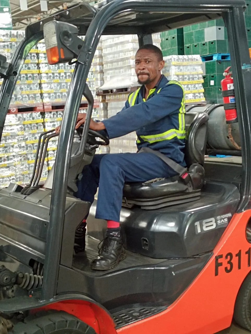 On-site Practical assessment for a forklift operator