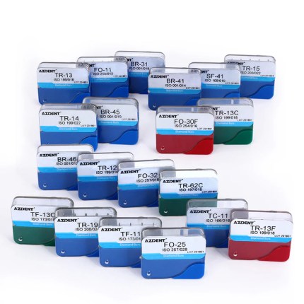 AZDENT Dental Diamond Burs FG 1.6MM 20 Model/Kit Type A (Pack/100)