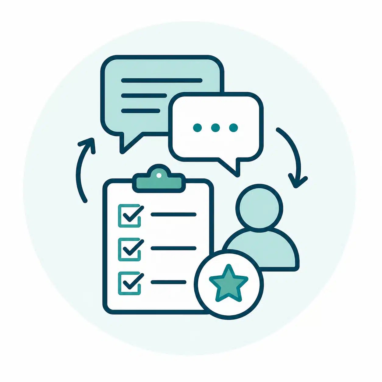 Constructive Feedback and Professional Development Icon