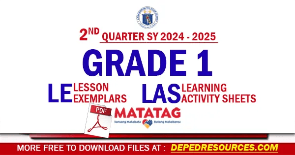 Grade 1 lesson exemplars quarter 2 week 1 2 3 4 5 6 7 8 archives