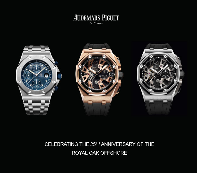 New Release: Audemars Piguet celebrates the 25th Anniversary of the Royal Oak Offshore