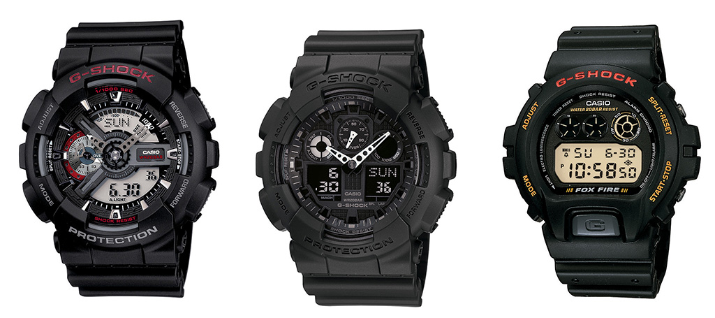Three Top-Selling G-SHOCK Watches in the Brand’s 35-Year History