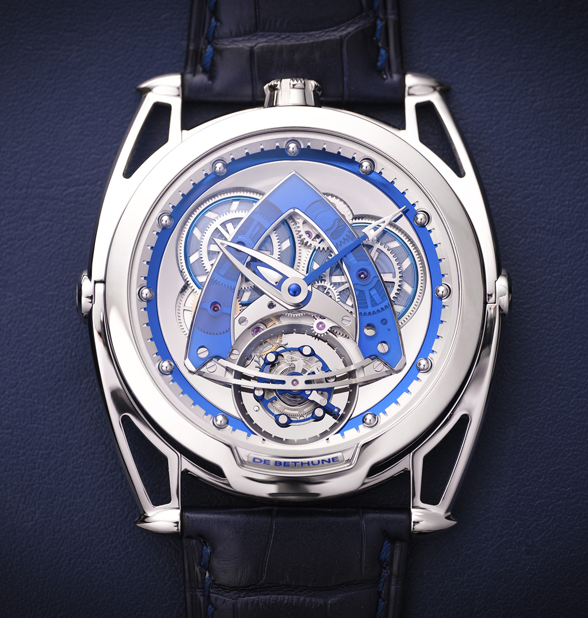 New: De Bethune DB28 Steel Wheels Sapphire Tourbillon