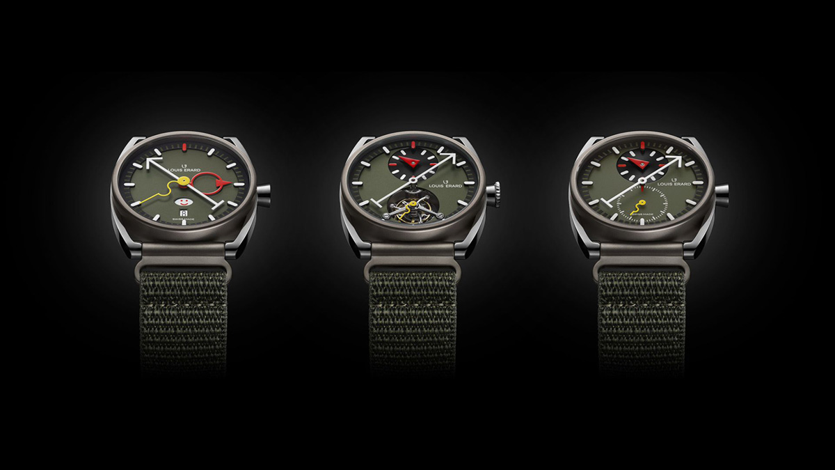 New: Louis Erard x Alain Silberstein Triptych with tourbillon :