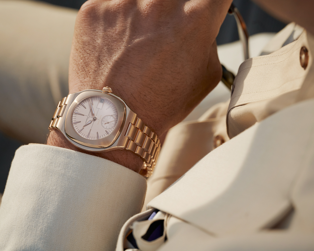 New: Laurent Ferrier Sport Auto 79 in rose gold :