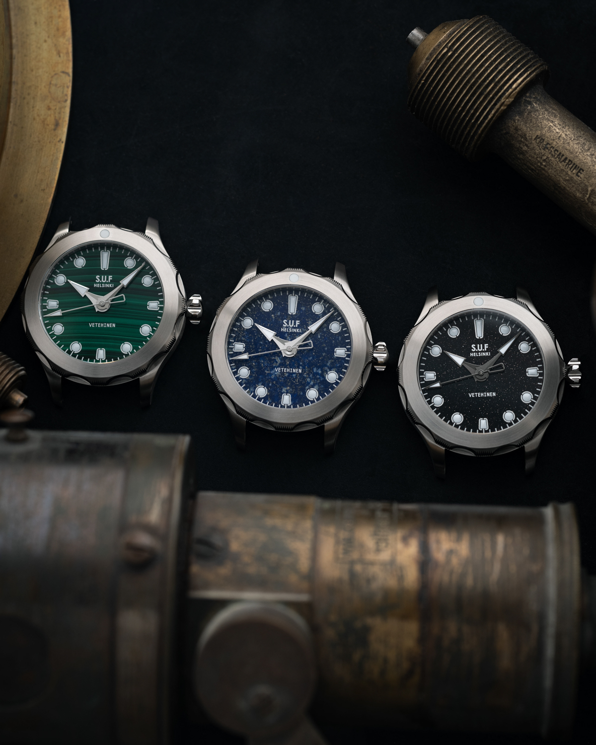 New: S.U.F Vetehinen stone dials