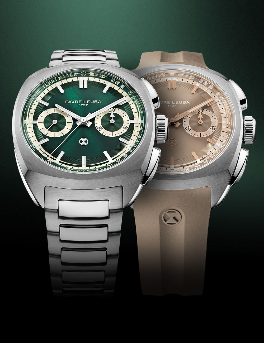 Favre Leuba Chief Chronograph – two new striking dial colours