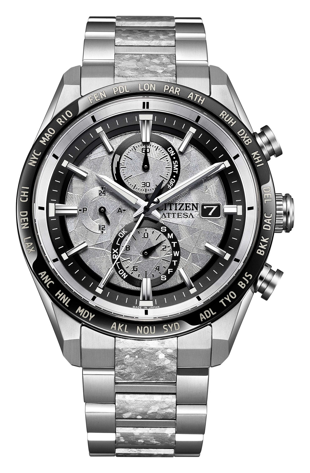 Citizen 7-4368 CITIZEN H610 ATTESA 腕時計 クロノグラフ Eco-Drive 