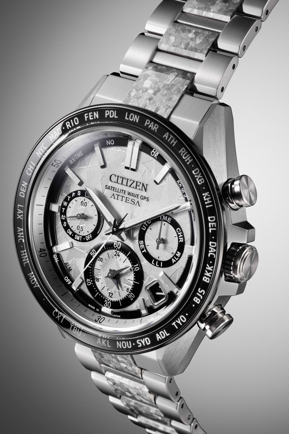 未使用 CITIZEN ATTESA eco drive Duratect 稼働 Citizen Attesa Eco-Drive Watch Titanium Dial ATTESA Duratect Super